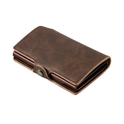 RFID ID Bank Card Holder PU Mini Metal Wallet 85a1ddf4 2743 4d31 aab5 08d9b6cc78f1
