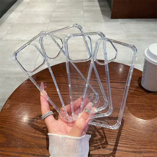 Simple And Transparent Acrylic Anti Drop Phone Case - 图片 1