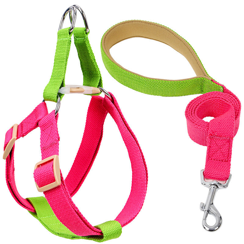 Color Pet Drawstring Leash Vest-style Dog Leash 85b2d7f2 095e 48e4 992c 78f728bdf113