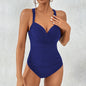 Women's Solid Color One Piece Swimsuit 85ba5bc3 a9b8 42d3 a8c1 2ba696f8258d