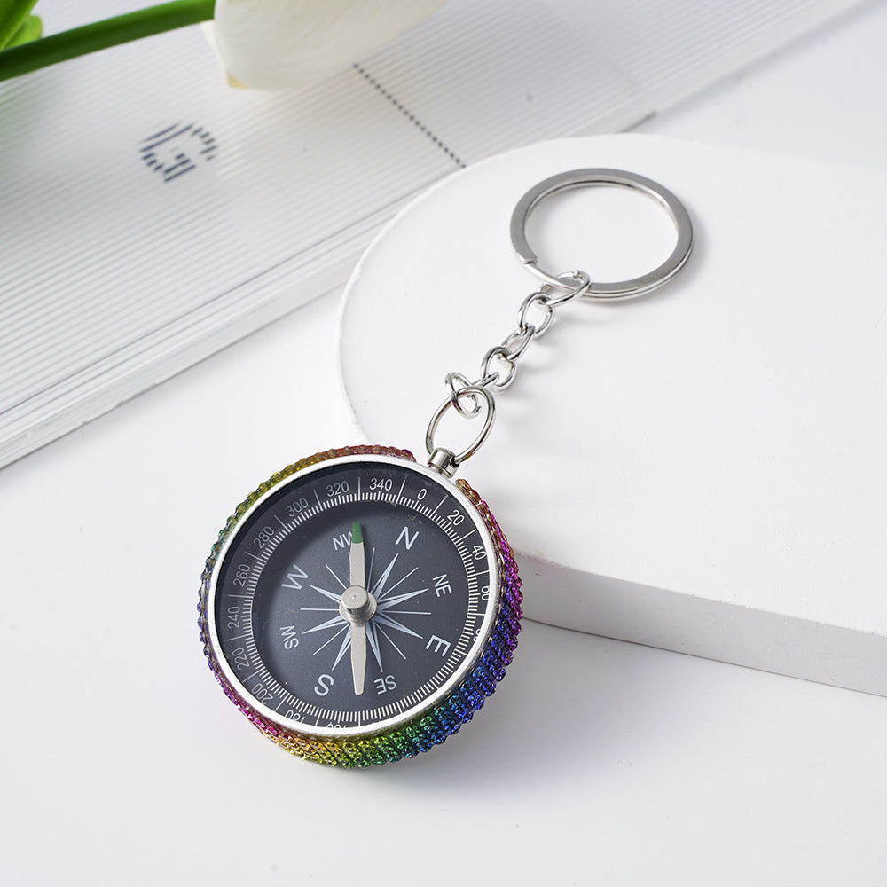 Diamond G44-2 Outdoor Mini Aluminum Alloy Compass Key Chain 85bc4533 9740 4fe6 a59f e7d5a73447bb