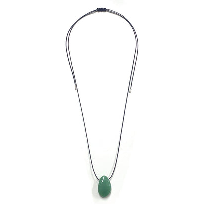Personality Handmade Rope Irregular Stone Necklace 85c101cf ffcb 4047 a977 a4dd65566b2e