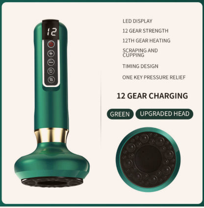 Electric Vacuum Cupping Massager For Body Anti-Cellulite Suction Cup Gua Sha Massage Body Cups Guasha Fat Burning Slimming Ja