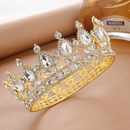 Full Crown Bridal Tiara Crown Wedding Diadem Bridal Round Crown 85ccebf7 e814 4a59 a0ea c8eed5ac65f3