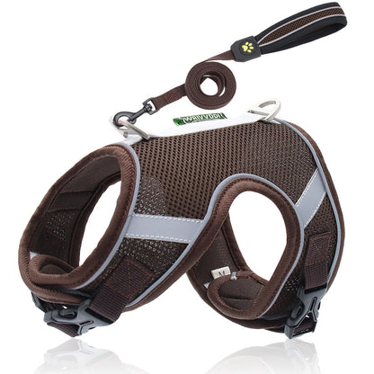 Pet Hand Holding Rope Mesh Dog Breast Strap Adjustable Reflective Dog Rope Pet Supplies 85d518e2 9b3a 447e 8f69 0fdc70724bea