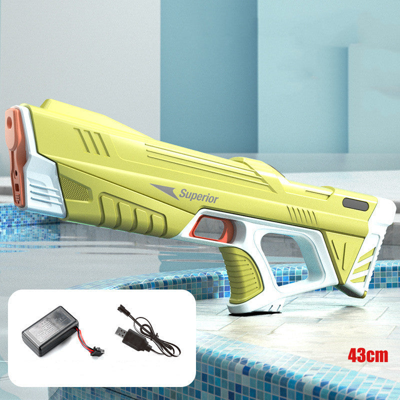 Summer Full Automatic Electric Water Gun Toy Induction Water Absorbing High-Tech Burst Water Gun Beach Outdoor Water Fight To