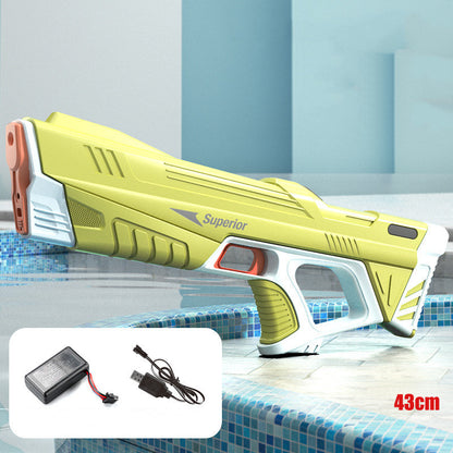 Summer Full Automatic Electric Water Gun Toy Induction Water Absorbing High-Tech Burst Water Gun Beach Outdoor Water Fight To