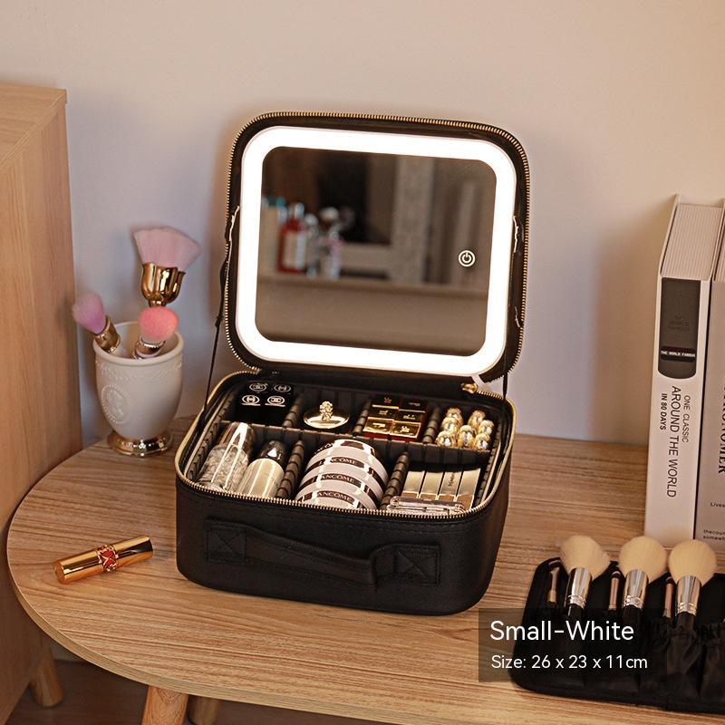 With Mirror And LED Light Cosmetic Bag Skin Care Storage Box 85e8e590 b256 47a9 b559 19855a735fa9 trans fafd3af2 bd02 4d1e a2