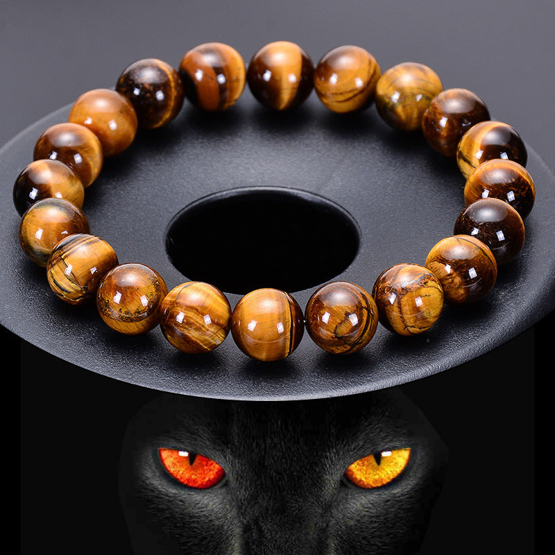Natural Grade A Yellow Tiger's Eye Yoga Energy Bracelet 85f2df93 8f3f 42b7 bfc3 a3d6be717889