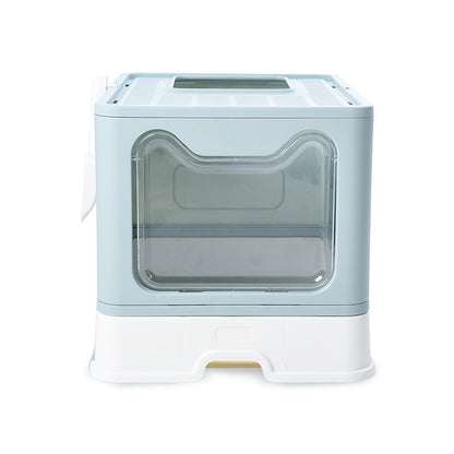 Fully Enclosed Odor-proof Drawer Foldable Cat Litter Basin 85f4b67c ba20 4d7c 8851 fc96b046b3a8
