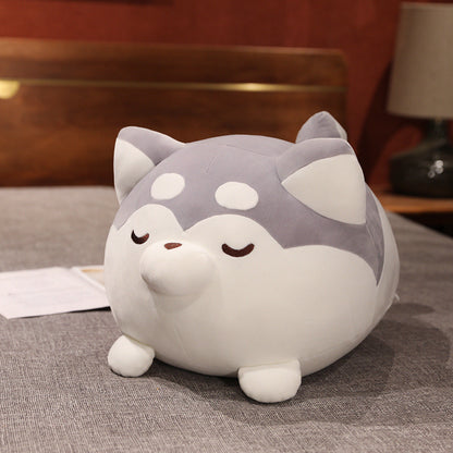 Lazy Husky Shiba Inu Pillow Girl Sleeping Doll 85f7f2d6 51b9 4f25 8665 819d1a9d5359