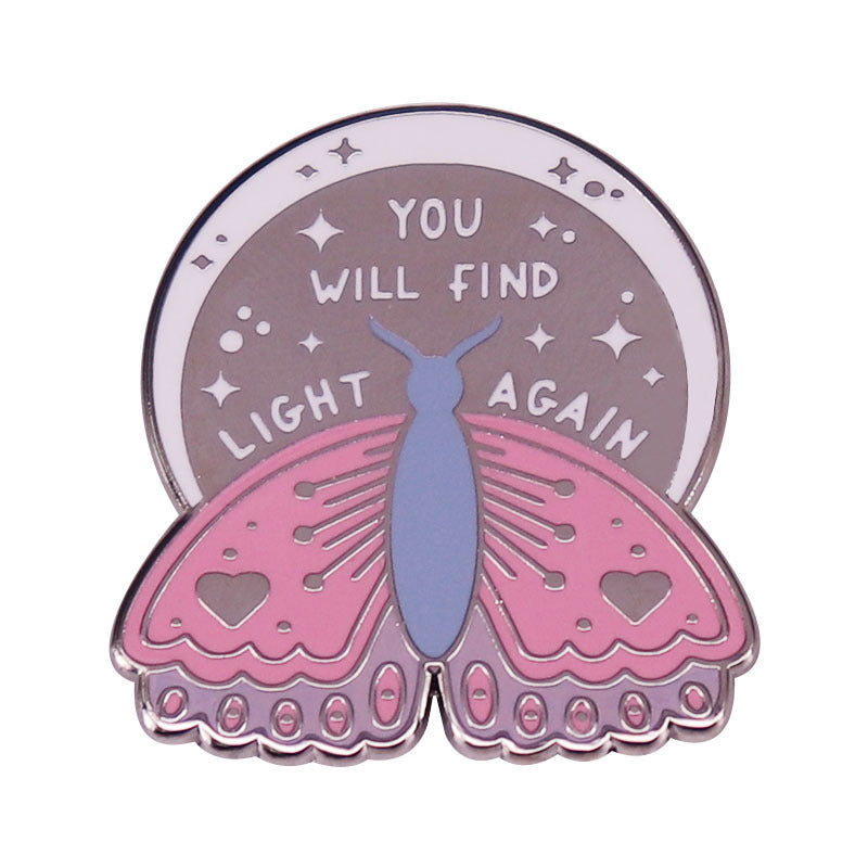 Fashion Simple Cartoon Moth Copper Brooch 8604df75 47fa 408a ae30 0fb151926c99