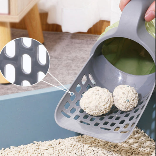 Large Capacity Toilet Bucket Portable Removable And Washable Integrated Cat Litter Scoop 8606461e 2977 46b9 9d0b feb5131507c4