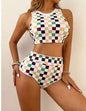 Racing One-piece Swimsuit With Suspender And Backless Sporty Style 860889ff db76 4b20 af93 a5753d341156