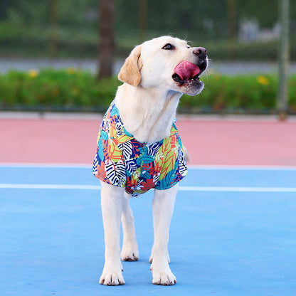 Pet Clothes Teddy Bichon Pomeranian Jarre Aero Bull Cat Dog Summer Thin Large Dog Pet Hawaiian Shirt 860e3706 a05d 479a 86f7 