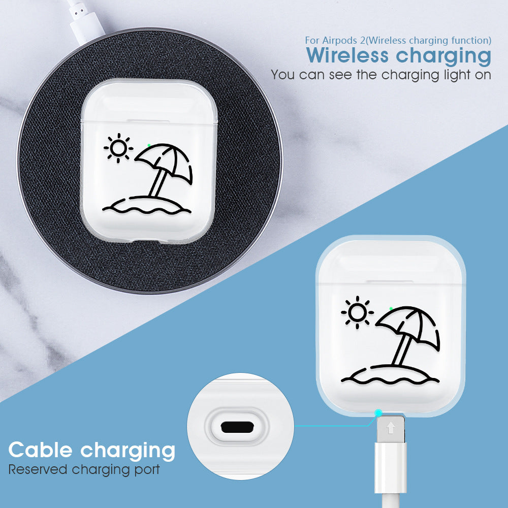 Compatible with Apple, airpods Wireless Bluetooth headset protective cover/Storage Box - 图片 3