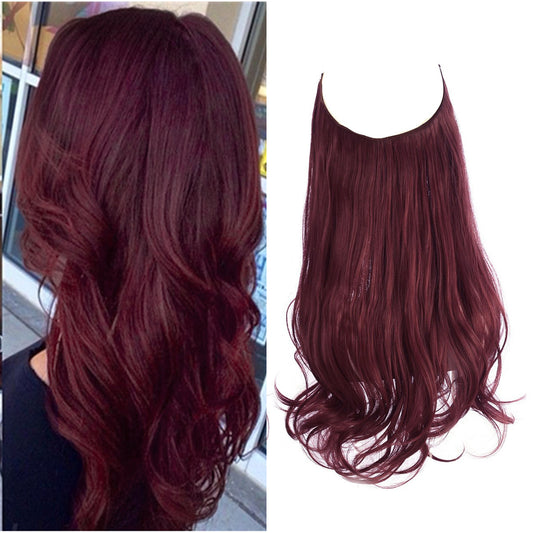 Wig Female Extension Chemical Fiber Long Curly Hair Matte High-temperature Fiber Fishing Thread Wig Set 8613b654 e479 46bc 9d