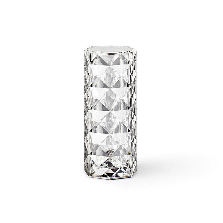 Nordic Crystal Lamp USB Table Lamps Bedroom Touch Dimming Atmosphere Diamond Night Light Rose Projector Lamp Decor 86216be3 5