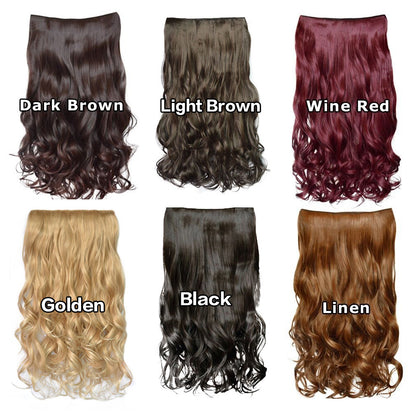 European and American wig female five card wig piece 8663646845856