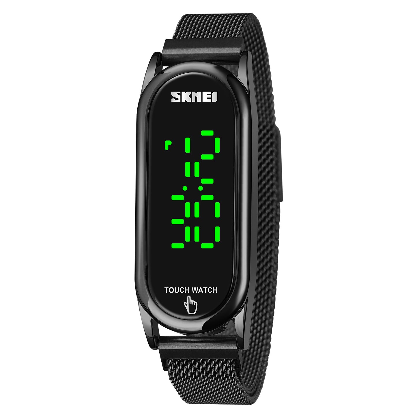 Fashion Touch Screen Couple Watch Bracelet Type Magnet Mesh Belt Ladies Watch 8673c970 9098 4d18 94be 766fcf3f8361