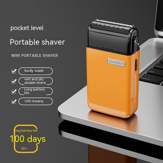 Mini Electric Small Shaver Shaver Fully Washable Magnetic Suction Cutter Head Type-C Charging 868011ac 96a5 45f4 b34d 862e1fc