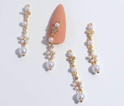 Nail Ornament Zircon Flower Tassel Chain 868560fd 4d6f 4680 916a 88d4543cf3c5