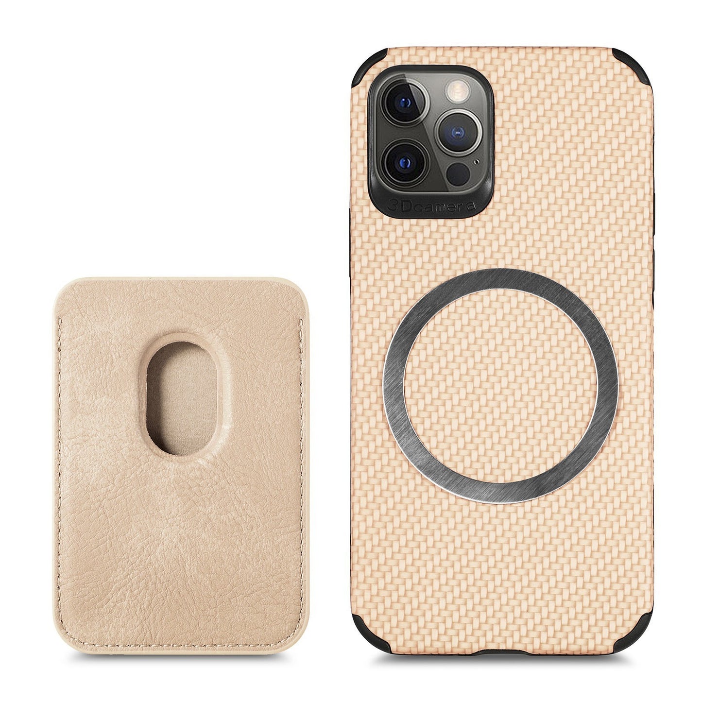 Magnetic Card Holder XR Carbon Fiber Pattern Phone Case 86bcf2fc 60b1 4577 a09e ca3c054e8df6