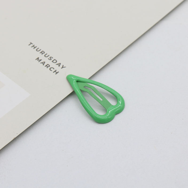 Oil Dripping Spray Paint Side Clip Bang Clip Love Children's Hair Accessories 86d0e1bf 10a8 4c6d a128 fdf44fdf9677
