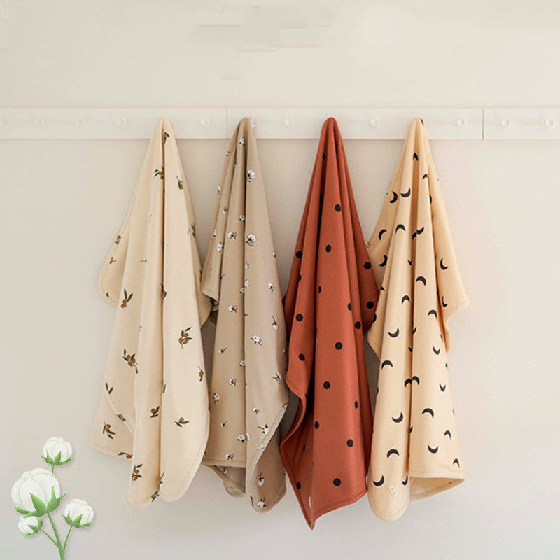 Newborn Air Conditioning Blanket Two-layer Cotton Holding Summer Thin Newborn Stroller Blanket 86de14b2 4aeb 429a b798 88a7b5