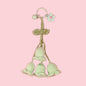 Hand-made Hook Braided Woolen Thread Lily Of The Valley Keychain 86e872ee f505 494e 8804 d6e3c75b59f4