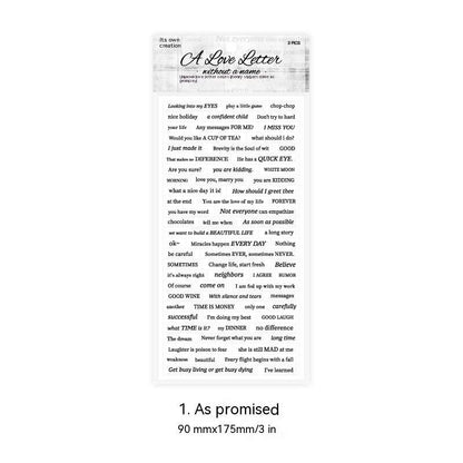 Ins English Quotations DIY Decoration Material Sticker - 图片 7