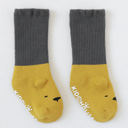 Thick Terry Baby Middle Tube Stereoscopic Anti-skid Floor Socks 86ffd79d b9a4 4890 b693 f073dcbe0e0a