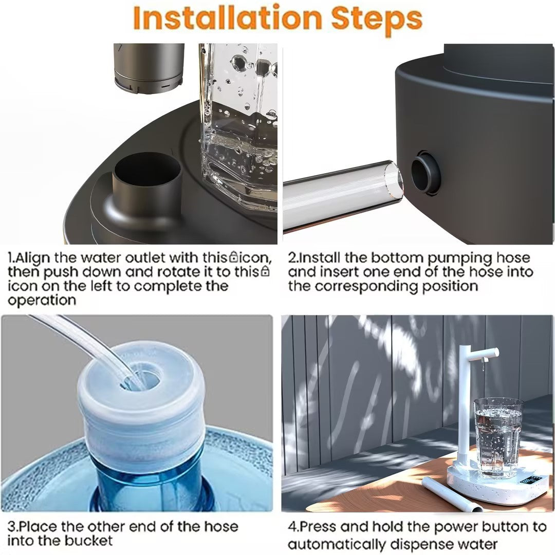 Added Extension Tupe Water Dispenser Automatic Water Bottle Desktop Rechargeable Water Dispenser With Stand 871454d9 3df1 4cc