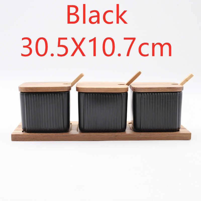 Household Seasoning Box Ceramic Seasoning Jar Set 871706269545