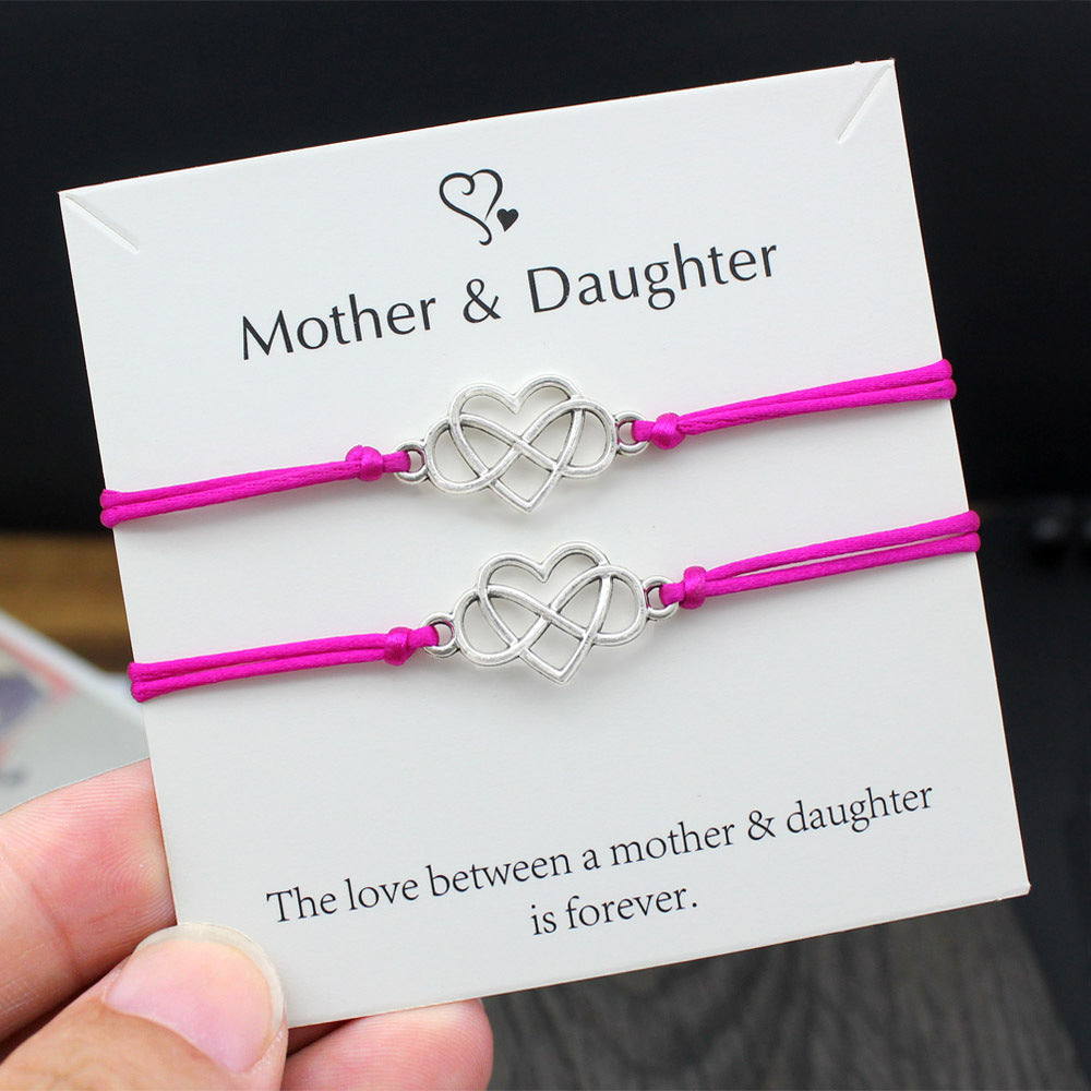 Heart Shaped Wax Wire Braided Bracelet 871e890e d01b 417d ad29 22b706905a56