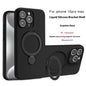 Liquid Silicone Magnetic Bracket Phone Case Applicable Anti-fall - 图片 6
