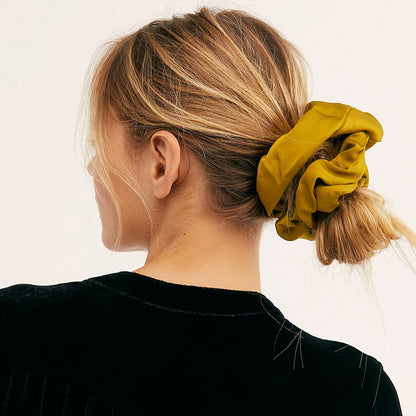 Oversized Smooth Satin Large Intestine Circle Hair Tie 873c04ef 5aa6 4008 adc8 9651359c3f7b