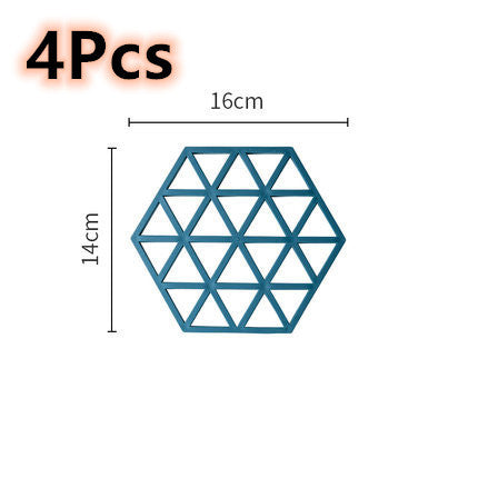 Hexagonal anti-scalding pot coaster 874158649016