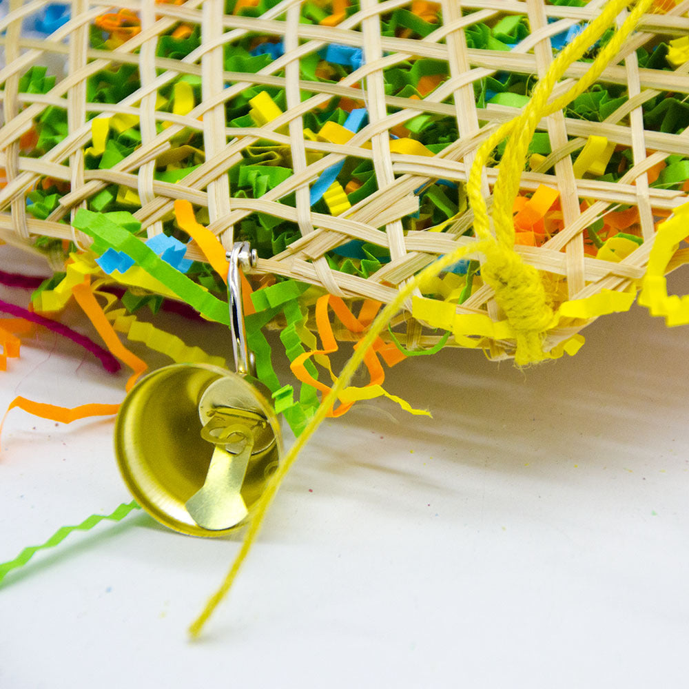 Bird brushed straw toy 874441592937