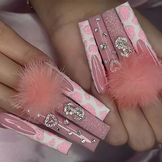 Cotton Candy Ball Diamond Wear Ballet Armor Gentle Girl Fake Nails 8745f79c 8332 4eb1 bd1b 28424848e7d6