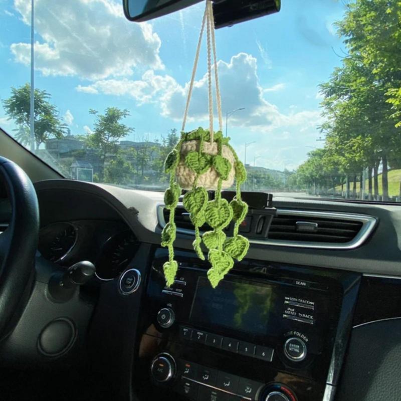 Car Plant Decoration Decoration Knitting Wool 87486274 bfef 4a92 9b0c 46b24cd50e4f