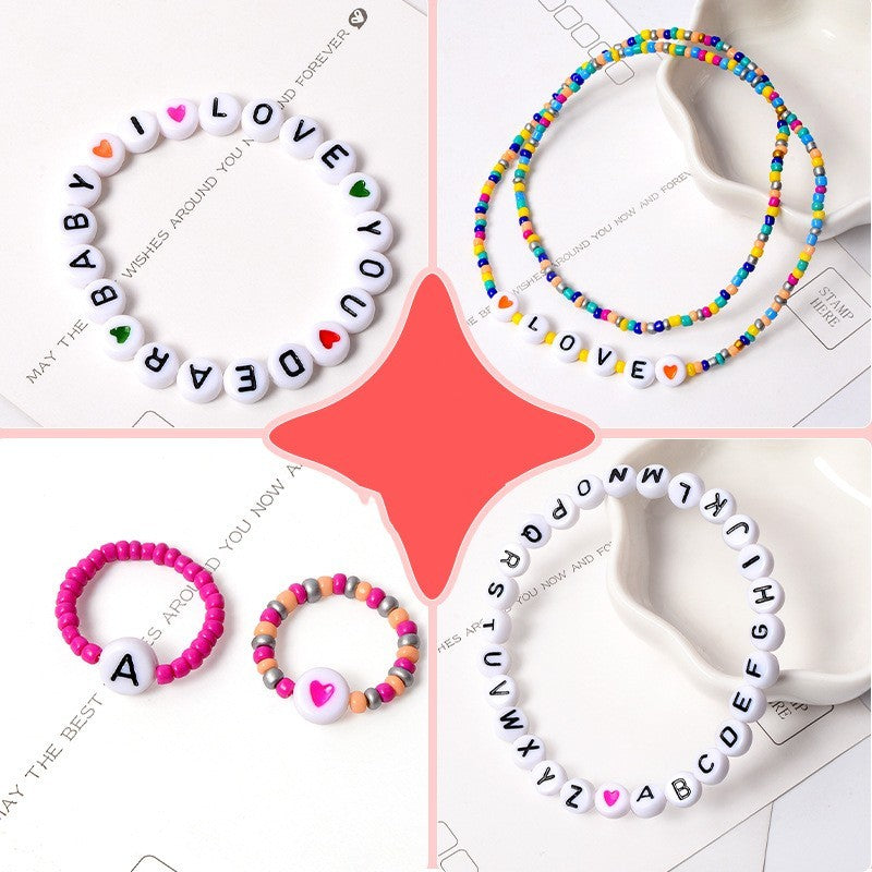 28 Grids 3mm Glass Rice Beads DIY Beaded Bracelet Material - HD Wireless Product #4