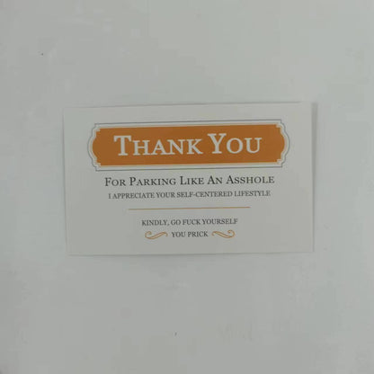 Illegal Parking Reminder Card Middle Finger Card 87592444 23a1 470b b35b 87919139de0c