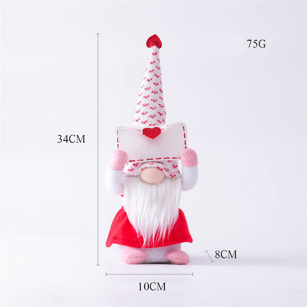 Rudolph Valentine's Day Doll Ornaments 876265255695