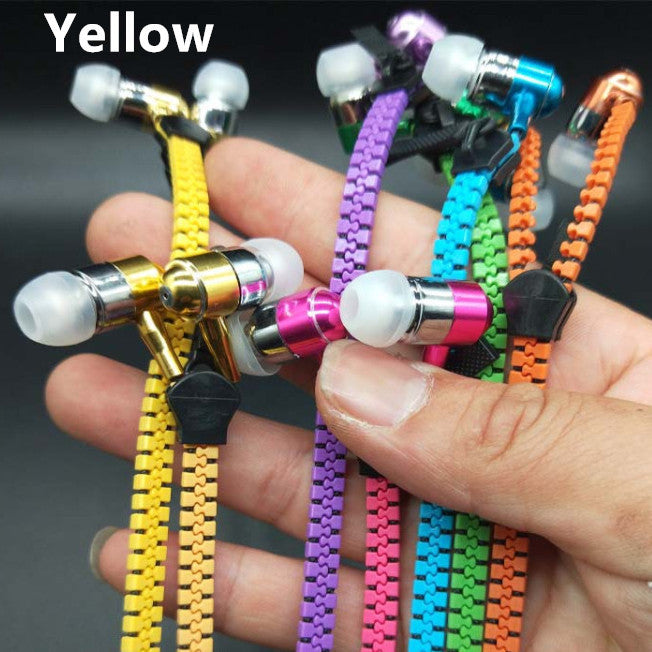 Glowing Zipper Earphones 8763b108 f6a1 406e b44e a6b31659fb6c