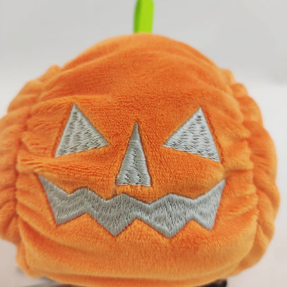 Halloween Luminous Plush Toys Creative Cute Reversible Ghost Pumpkin Plush Toy Kids Children Gift Two-sided Flip Children's T