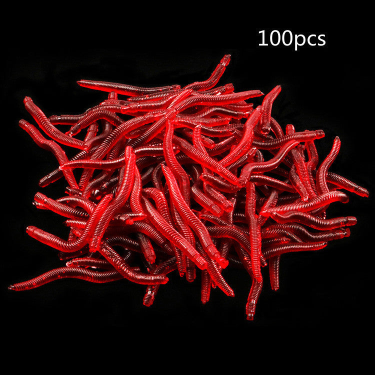 Soft Redworm Fake Bait 3.5cm Bulk Fishy Simulation Soft 877207e8 f5fe 4415 b8c6 97162ae9360b