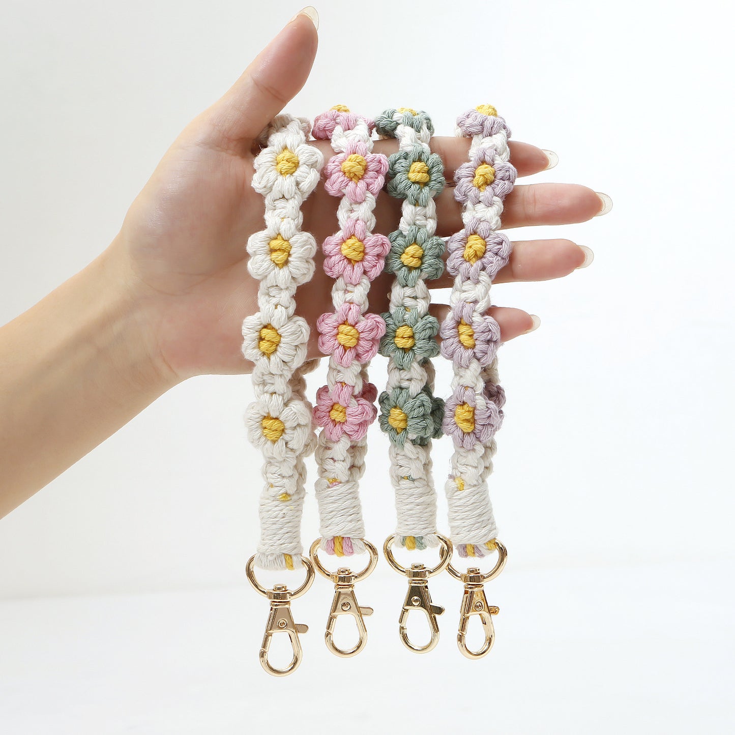 Flower Chrysanthemum Wrist Strap Little Daisy Keychain 8776c43a 133a 4583 90cf 1b26ae977d76