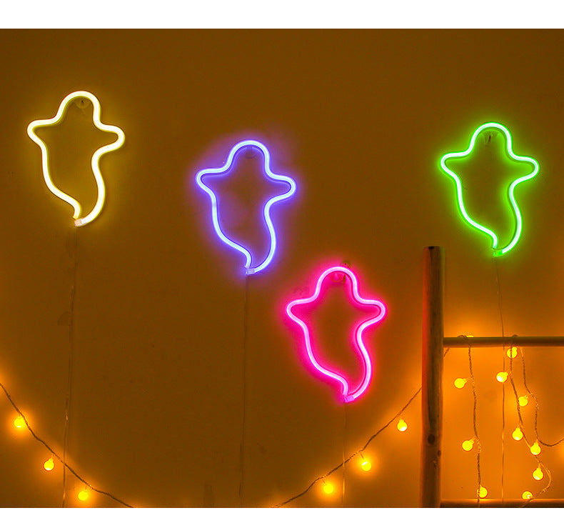 Halloween Ghost Neon Home Creative Modeling Lamp 877c96a1 8e5a 4869 8c1e 77bcc596a738