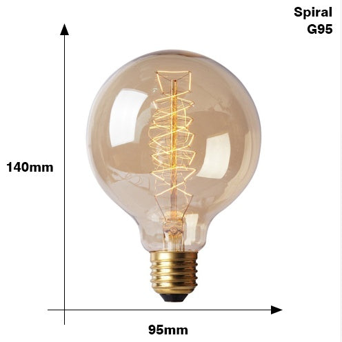 Edison Bulb E27 220V 40W ST64 A19 T45 G80 G95 G125 Incandescent filament bulb lighting Retro Edison Light Bulb 878050138152